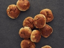 Foto van Mini Rozijnen bollen (10 stuks)