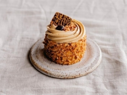 Foto van Mokka creme gebakje