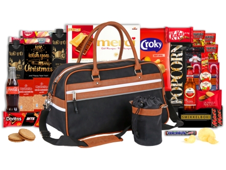 Foto van Zwart Rood 50 Luxe Vintage Tas zwart (784)