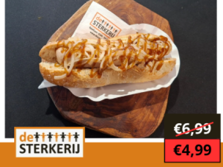 Foto van Broodje braadworst