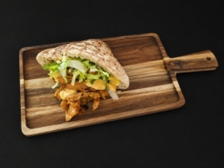 Foto van Broodje kip fajita