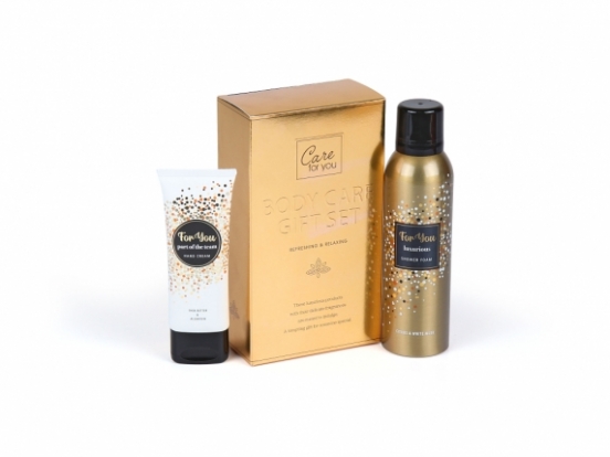 Foto van Care for you Giftset showerfoam & handcream, For You (357)