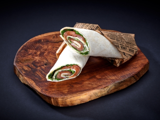 Foto van Maaltijd-wrap zalm