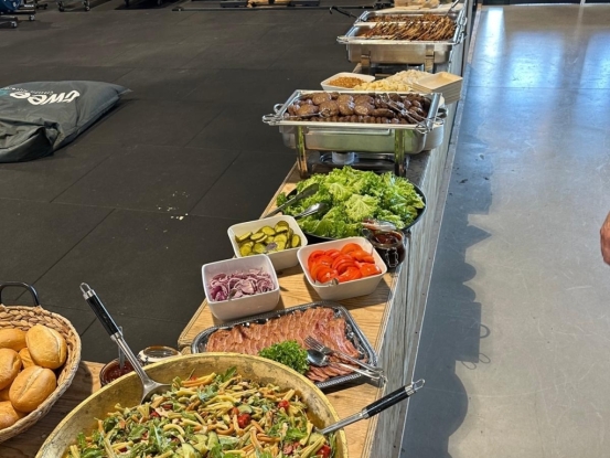 Foto van Streetfood buffet Foto van Streetfood buffet