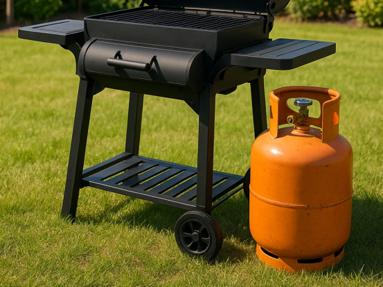 Foto van Gebruik van gas bij het huur van de BBQ