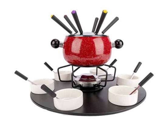 Foto van Zwart rood Fondue 80 (178)