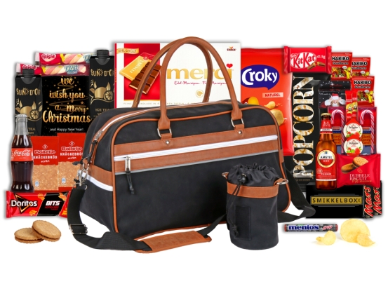 Foto van Zwart Rood 50 Luxe Vintage Tas zwart (784)