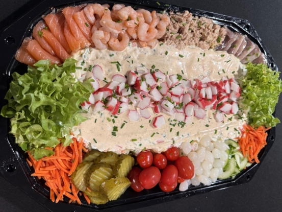 Foto van Zalmsalade
