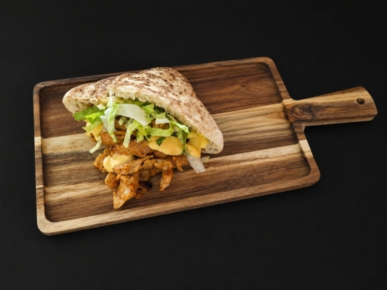 Foto van Broodje kip fajita