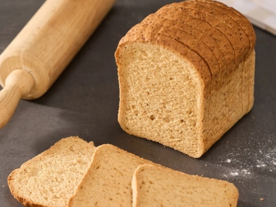 Foto van Bruin brood glutenvrij